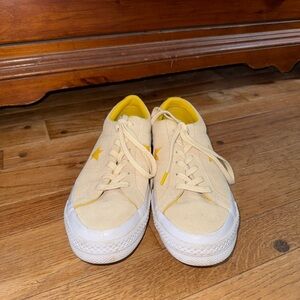 Cream and Yellow Sneakers from Converse